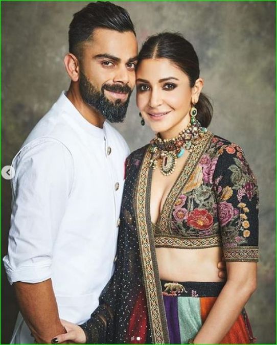 Virushka looked very beautiful in the celebration of Diwali, pictures go viral