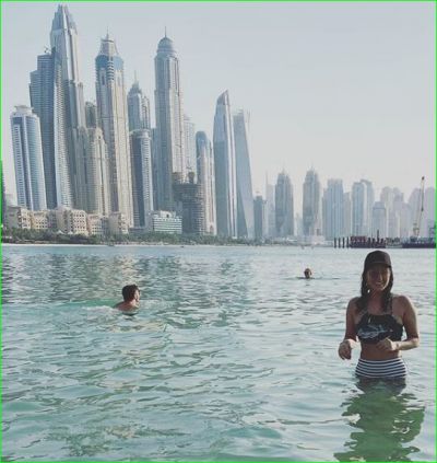 Sunny Leone is on a vacation in Dubai with husband after Diwali