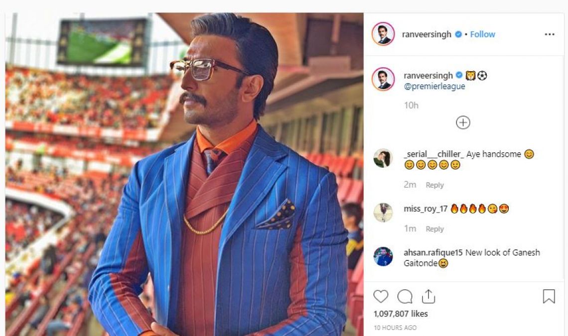 Ranveer looked quite dashing in the new photoshoot, fans made fierce comments!