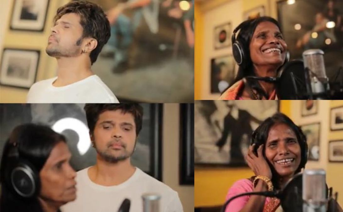 Himesh records 'Aashiqui Mei Teri' song in the voice of Ranu Mondal