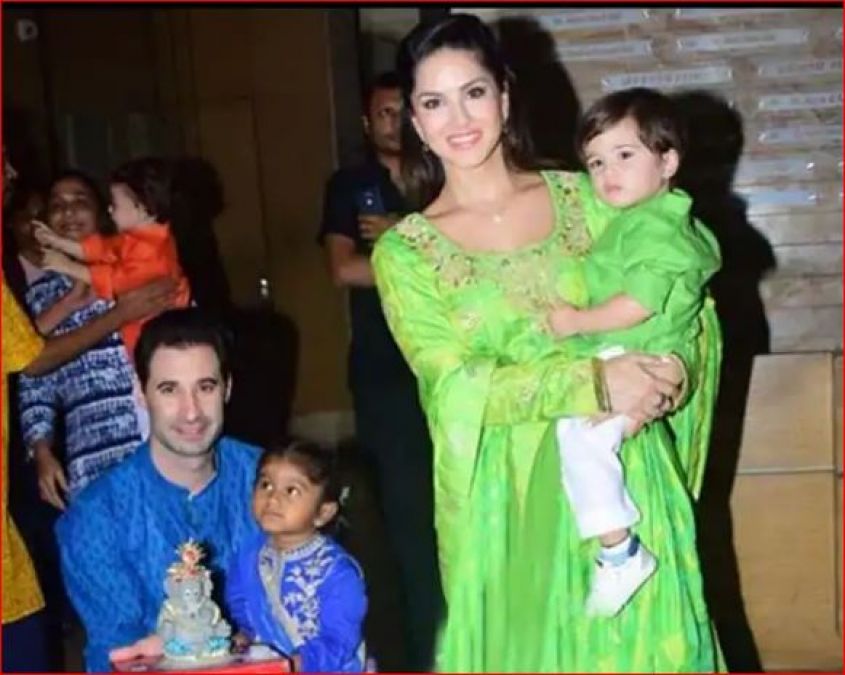 Sunny and her husband celebrate Ganesh Chaturthi in this way