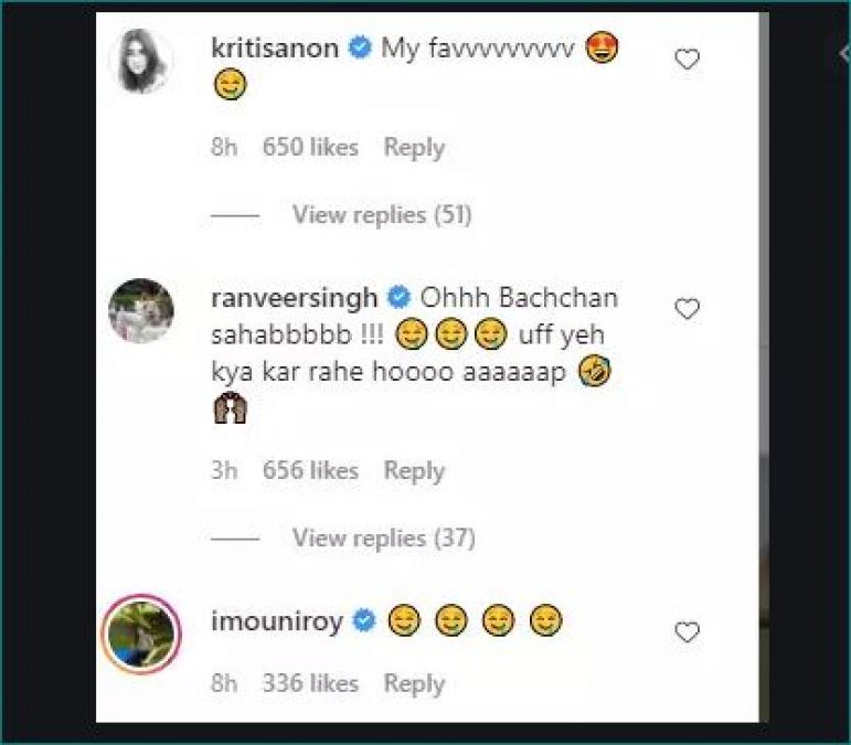 Amitabh eats this thing at midnight, Ranveer commented 