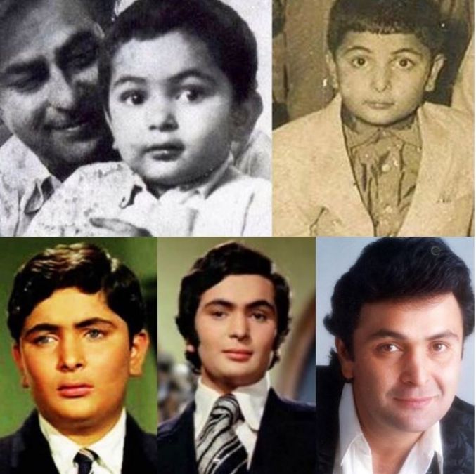 Bday: Daughter shares pictures on Rishi Kapoor's birthday, the actor looked cute