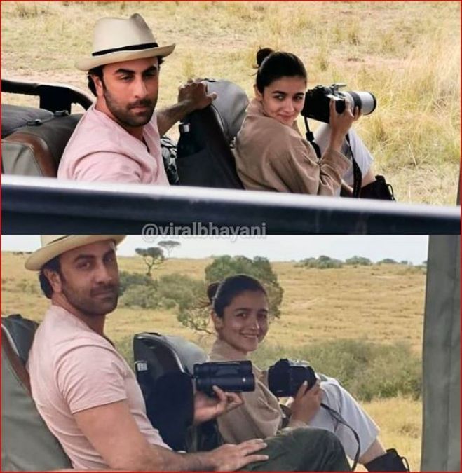 Ranbir Kapoor and Alia Bhatt are in Kenya enjoying their vacation, picture goes viral