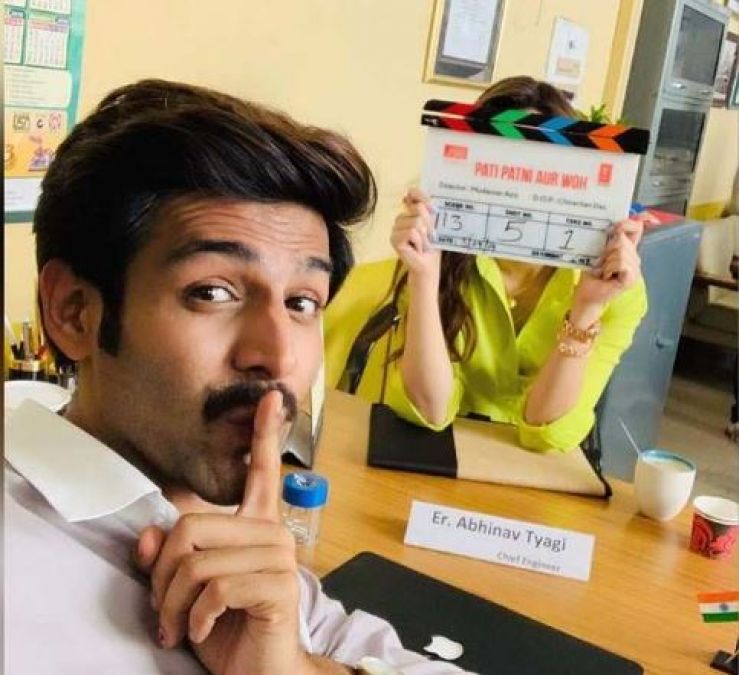 Pati, Patni Aur Woh: Who is this actress hiding behind Kartik Aaryan?