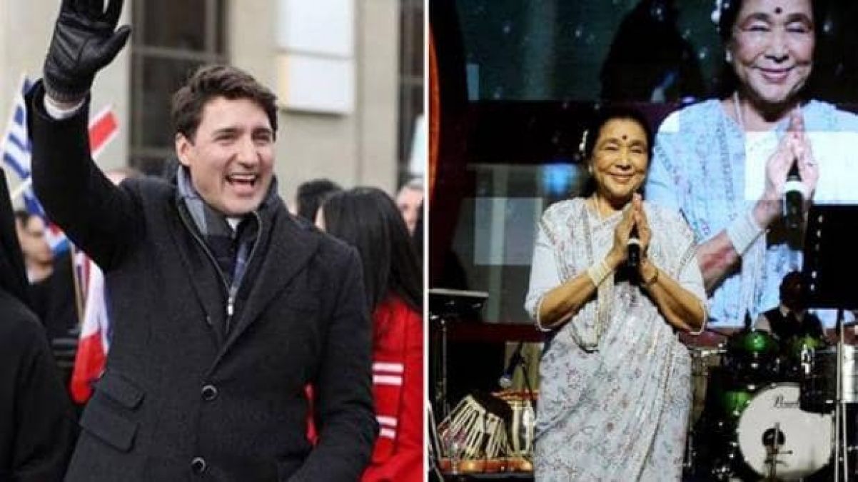 Canadian PM congratulates Asha Bhosle on her birthday in this special way