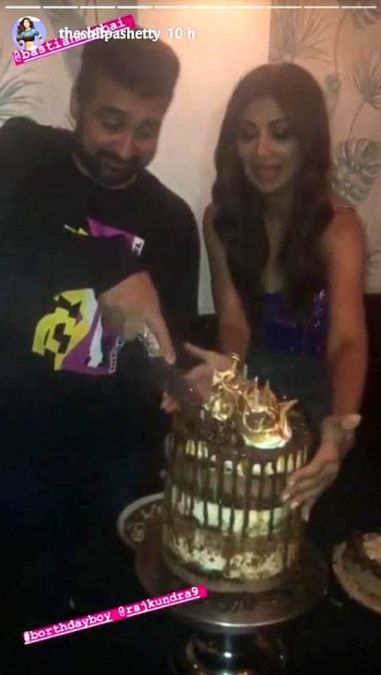 Shilpa celebrates husband Raj's birthday in this special style, see photo of celebration