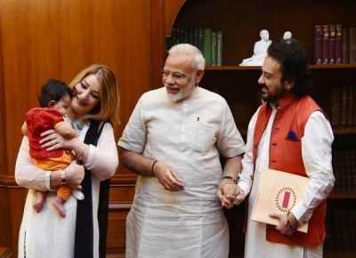 अदनान की लाड़ली बेटी मेदिना को मिला PM नरेंद्र मोदी का आशीर्वाद