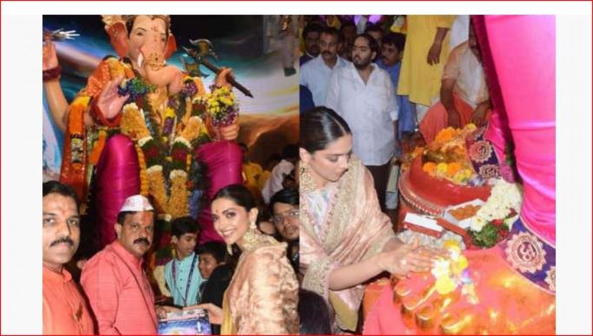 Deepika Ranveer Singh arrived as a bride to visit the King of Lal Bagh