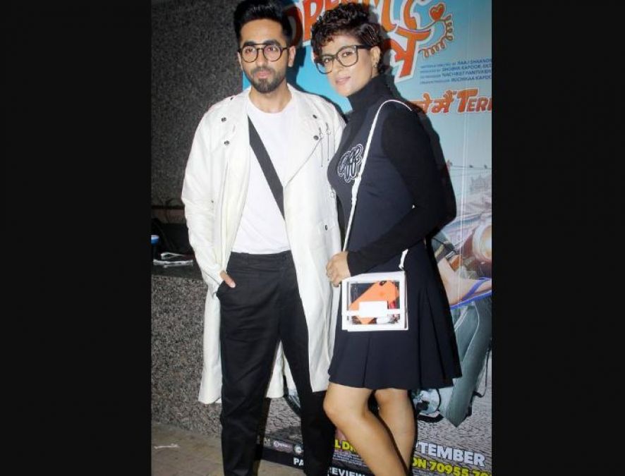 'Dream Girl' Screening: Ayushman arrives with family, these stars also appear