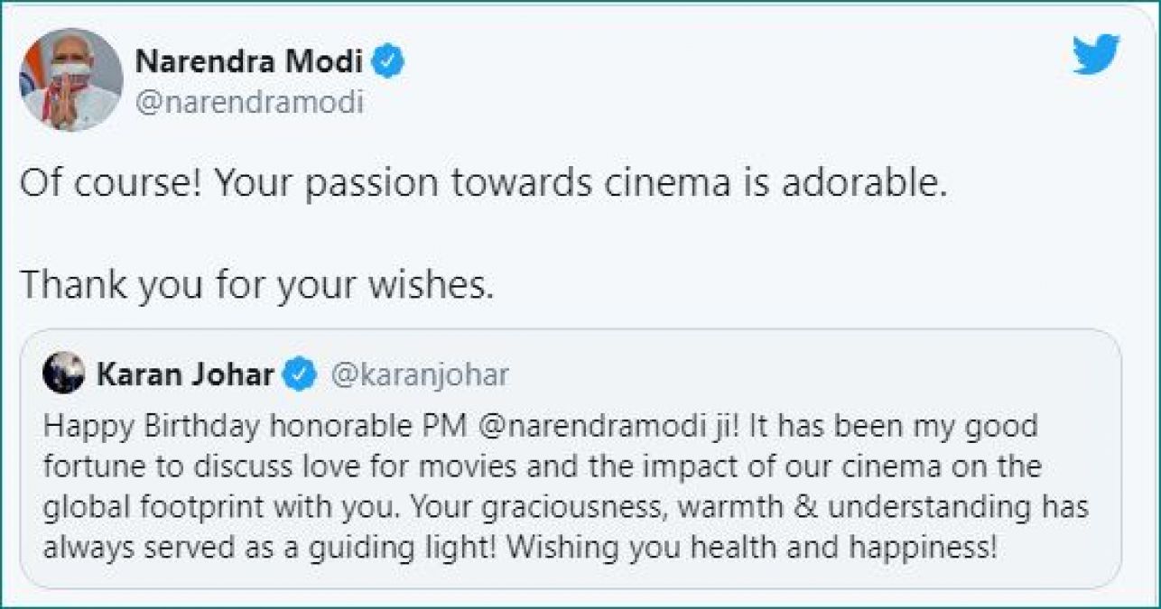 जन्मदिन की बधाइयां पाकर गदगद हुए PM मोदी, सेलेब्स को कहा शुक्रिया