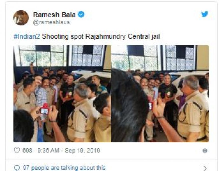 Indian 2: Kamal Haasan shoots in Central Jail, see photo-videos!
