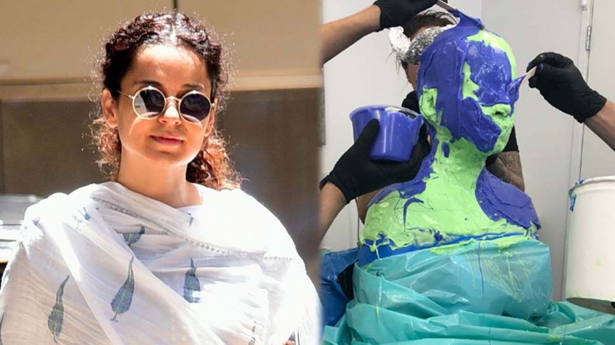 These pictures of Kangana will surprise you, here's how she is becoming Jayalalithaa  for 'Thalaivi'