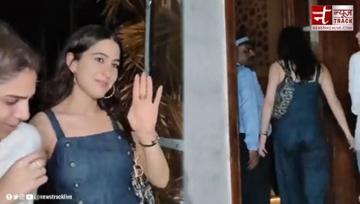 सारा अली खान के एक वीडियो ने मचाई सनसनी, गलत तरीके से सिक्योरिटी गार्ड को छूते आईं नजर!