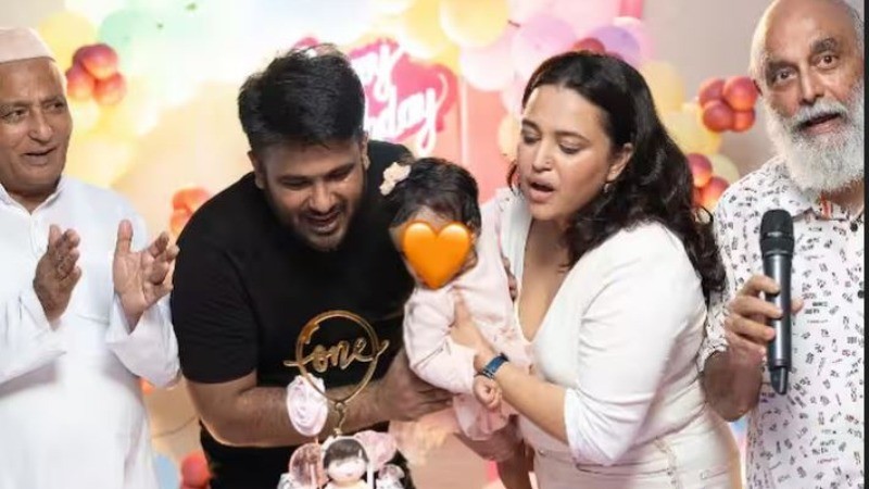 Swara Bhaskar celebrates her daughter's first birthday