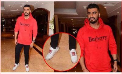 Arjun Kapoor seen wearing dirty sneakers,  will be shocked to hear its price