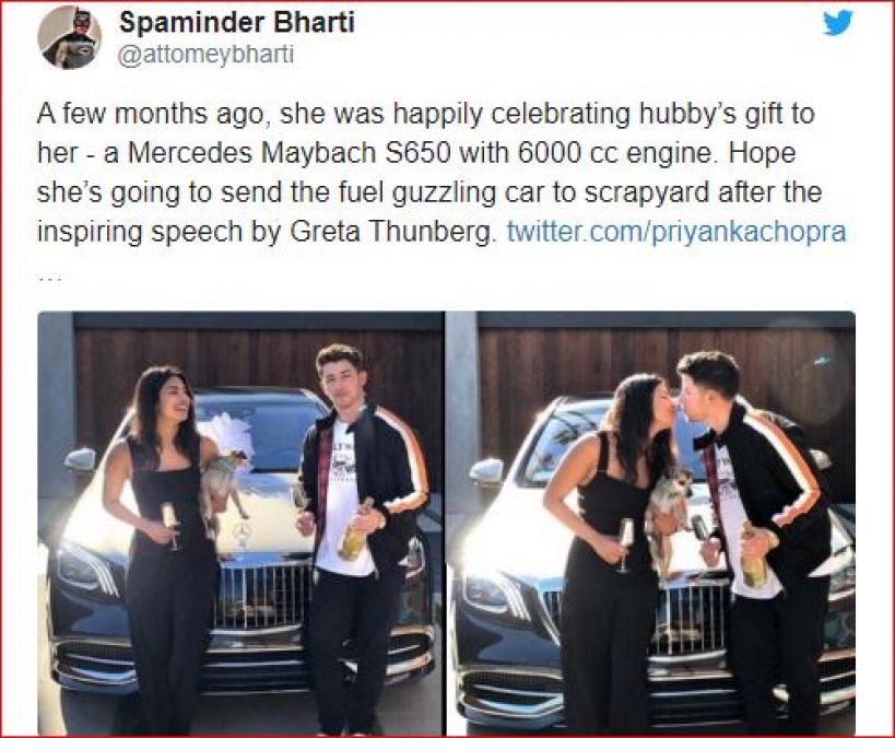 Priyanka gets trolled on supporting Greta Thunberg, trollers say 'Sell your Rolls Royce..'