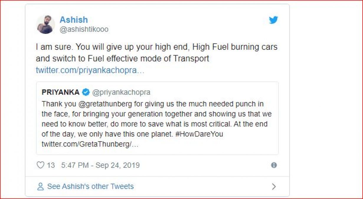 Priyanka gets trolled on supporting Greta Thunberg, trollers say 'Sell your Rolls Royce..'