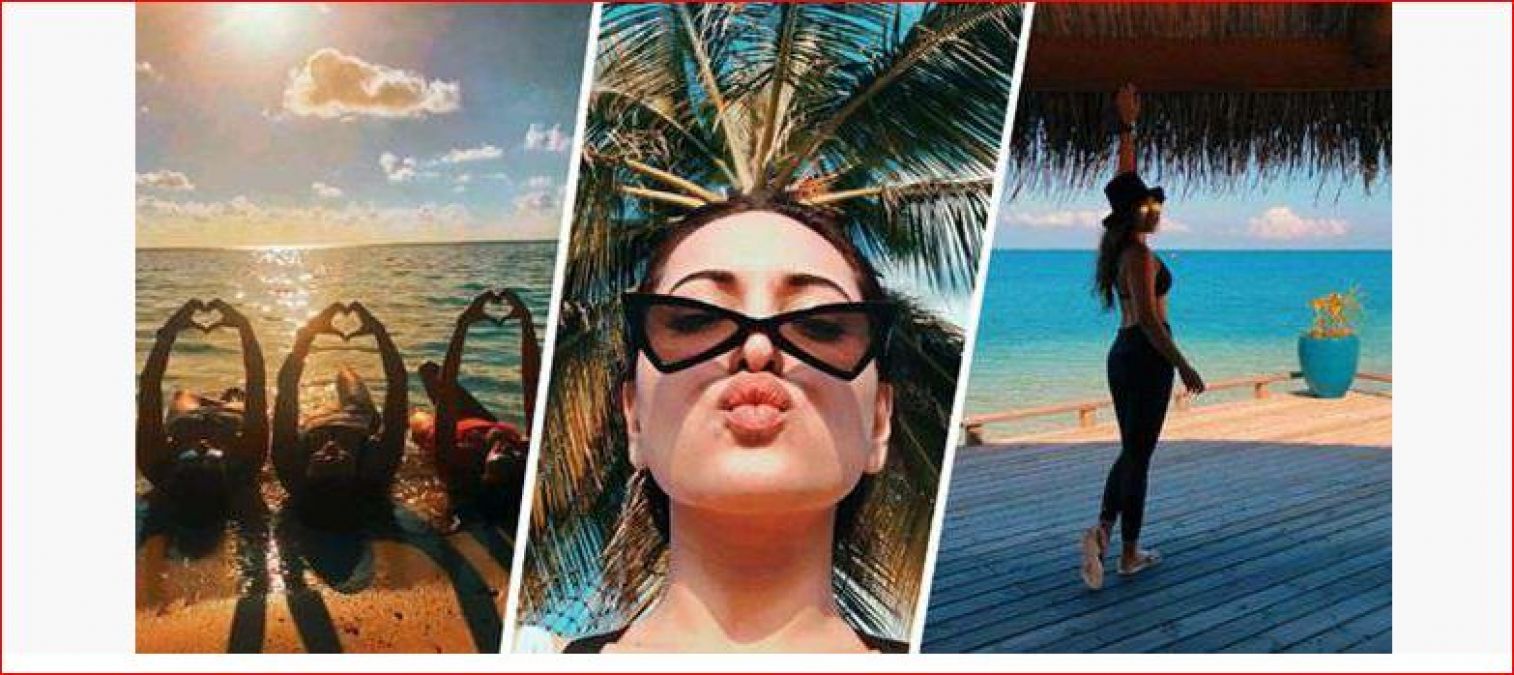 Sonakshi Sinha enjoys holidays in Maldives, photos go viral