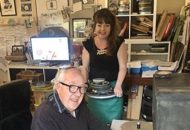 Father-daughter running TV channel from home