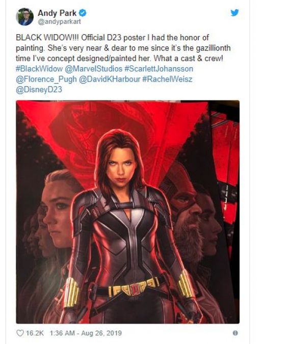 First Poster of 'Black Widow' Released, check it out here