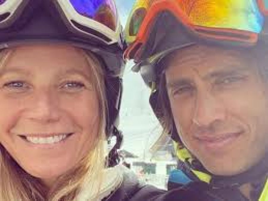 Gwyneth Paltrow appears on streets of Aspen with her husband