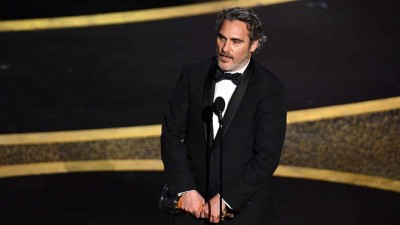 Oscar 2020: Joaquin Pheonix receives best actor award, gives emotional speech