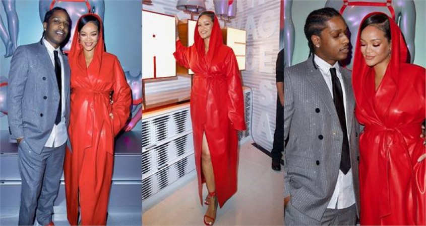 Rihanna is even more beautiful in a red dress