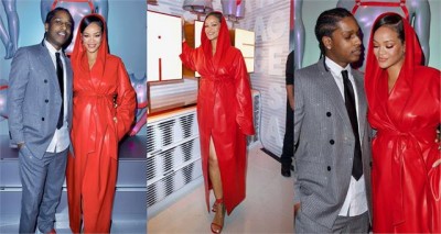 Rihanna is even more beautiful in a red dress