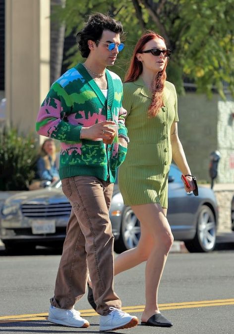 Sophie Turner spotted with husband Joe Jonas in One Piece