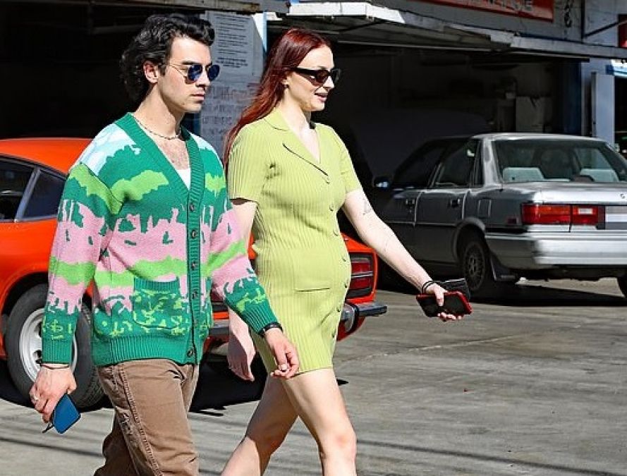 Sophie Turner spotted with husband Joe Jonas in One Piece