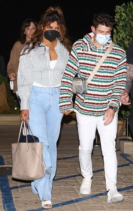 Priyanka spotted on a dinner date with husband Nick Jonas