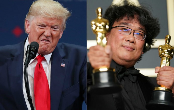 Donald Trump takes dig at South Korean film 'Parasite'