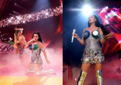 Katy Perry's dress draws fan's attention during the show