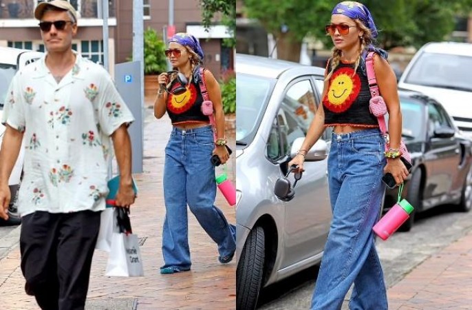 Sometimes alone or sometimes with her boyfriend, Rita Ora gets spotted