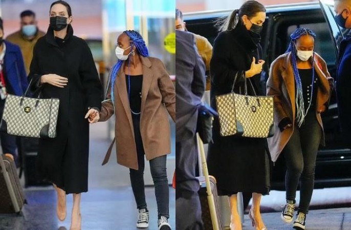 Angelina Jolie spotted with daughter, photos going viral