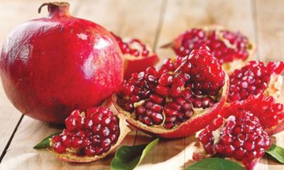 A Pomegranate is a fruit full of health benefits