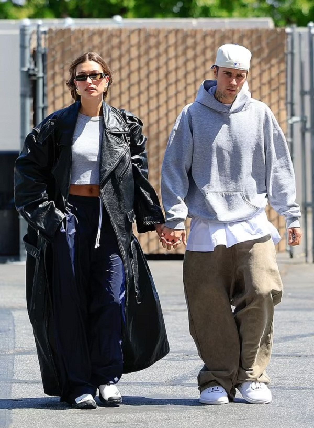 Justin Bieber seen with his wife holding hands