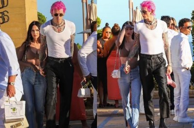 This actress was again spotted with boyfriend Machine Gun Kelly