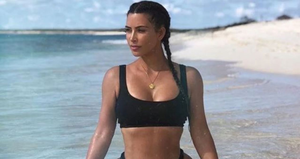 Kim Kardashian shows off her full body, bikini video goes viral!