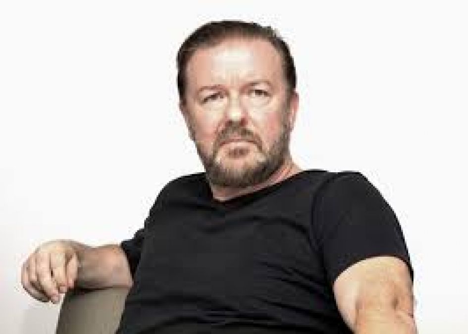 Comedian Ricky Gervais gave up meat, unable to leave wine