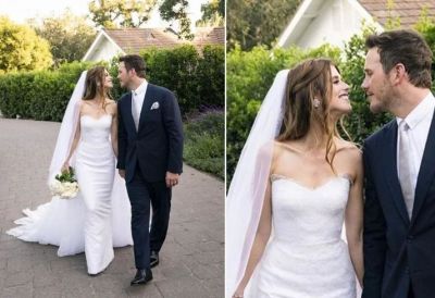 क्रिस प्रैट ने शेयर की शादी की फोटो, पत्नी के साथ इस अंदाज में आए नजर