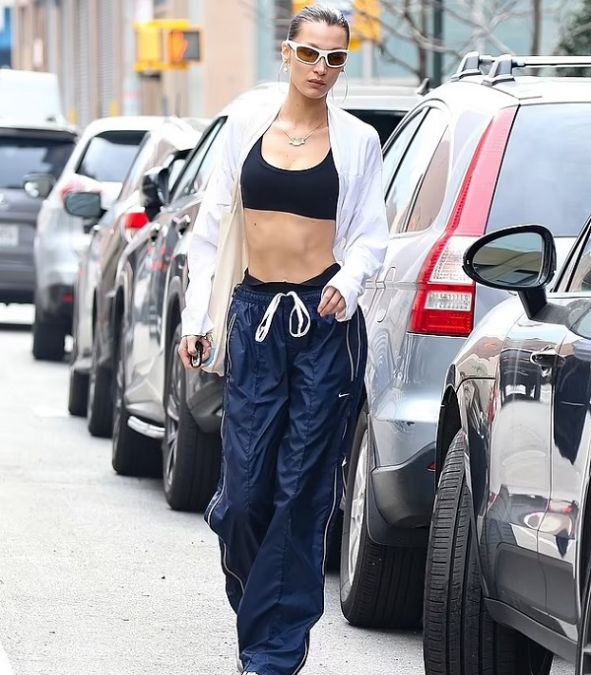 Bella Hadid is once again glimpsed on the streets of New York