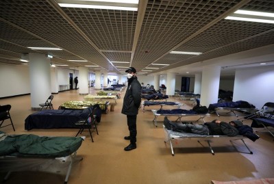 Cannes Film Festival helps the homeless, gives people living space in hall
