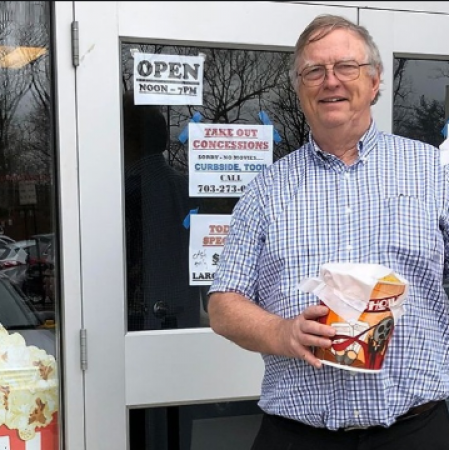 Theater owner sells popcorn to pay salaries to employees