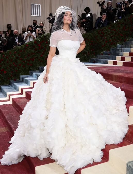 Kylie's Husn's Jalwa shown on the red carpet of the Met Gala event