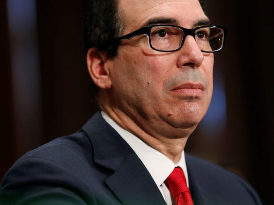 Treasury Secretary Steven Menuchin retaliated on Axel Rose's statement