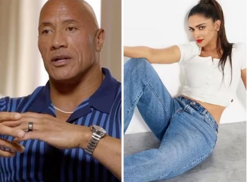 Reaction of this Bollywood actress came on Dwayne Johnson's depression
