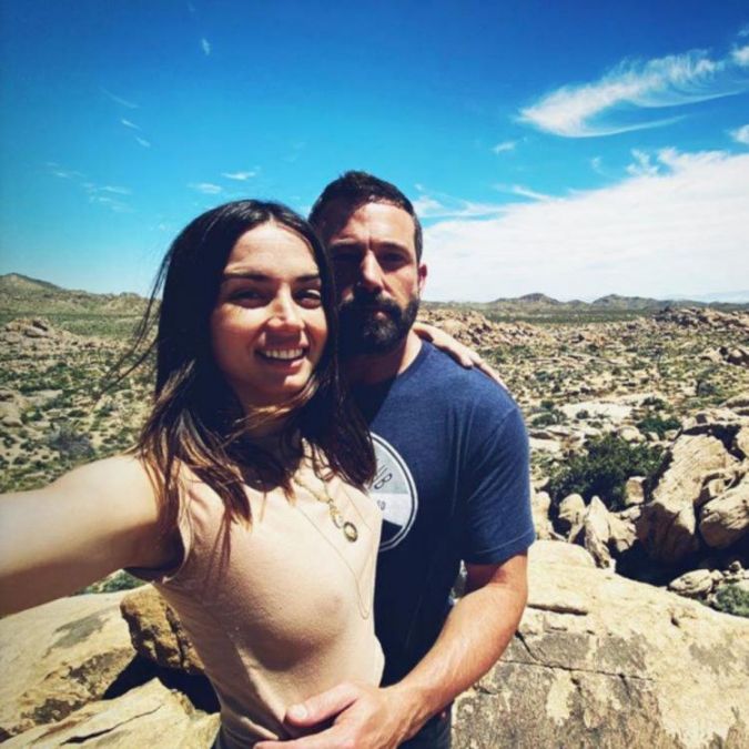 Actor Ben Affleck went out for a trip with his girlfriend and children