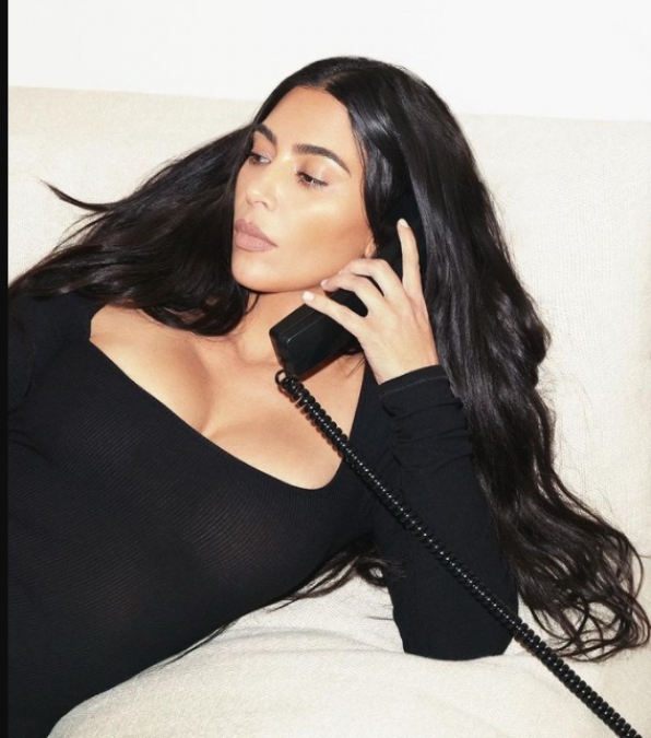 Kim Kardashian's black dress look, photos go viral on social media
